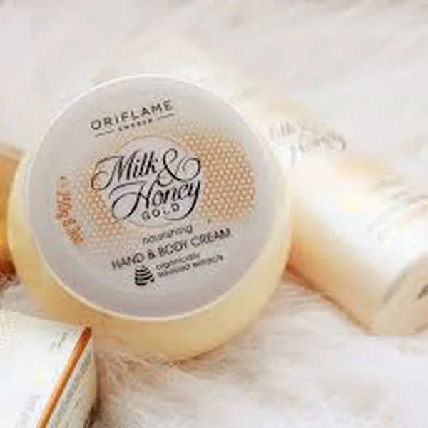 Kem dưỡng thể và da tay từ sữa, mật ong hữu cơ Oriflame 31602