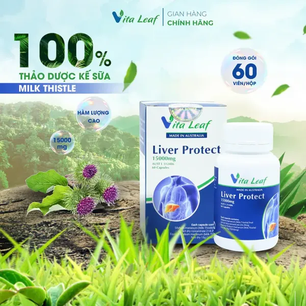 Thực phẩm bảo vệ sức khỏe gan Liver Protect 15000mg nhập khẩu Úc