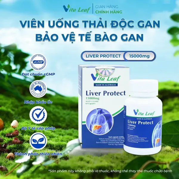Thực phẩm bảo vệ sức khỏe gan Liver Protect 15000mg nhập khẩu Úc