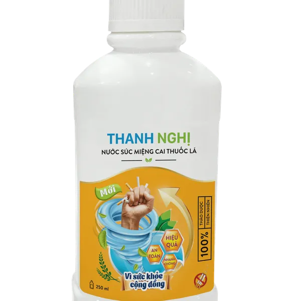 Nước Súc Miệng Cai Thuốc Lá Thanh Nghị 250ml Trắng Răng, Thơm Miệng Từ Thiên Nhiên