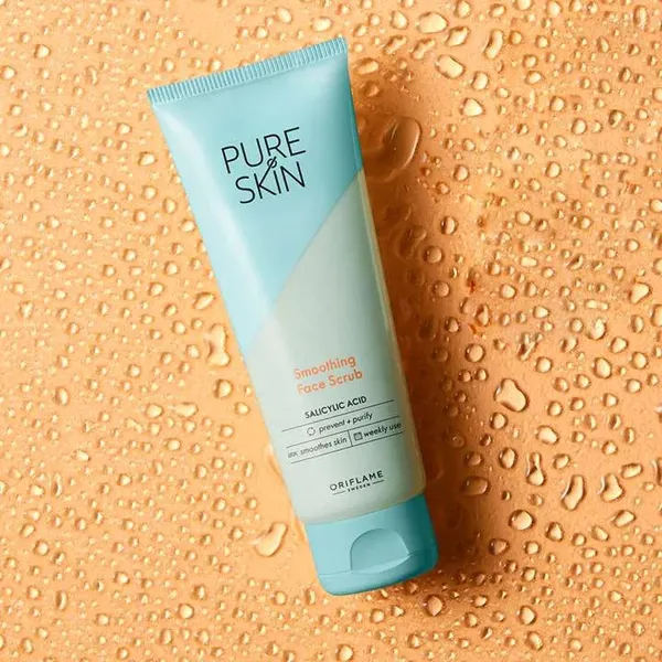 Kem rửa mặt tẩy tế bào chết Oriflame 41675 Pure Skin cho da dầu