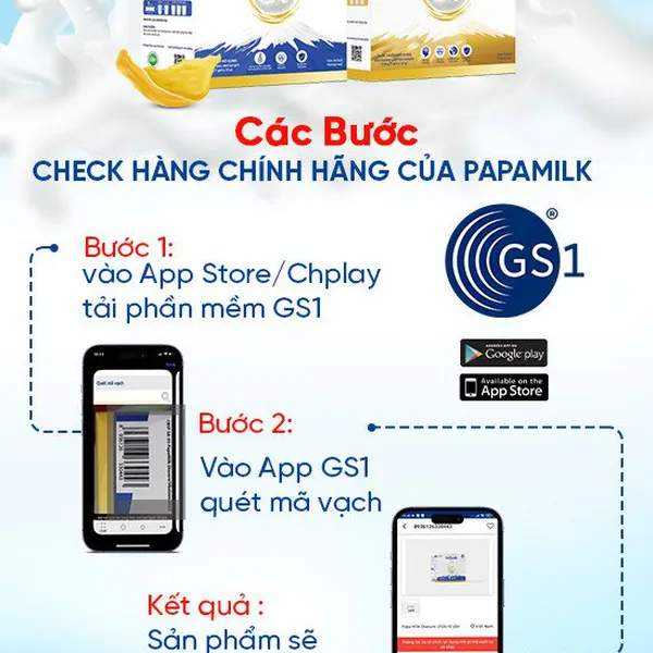 Sữa non tổ yến Papamilk Height & Gain tăng cân tăng chiều cao trẻ từ 1-19 tuổi lon 830g 