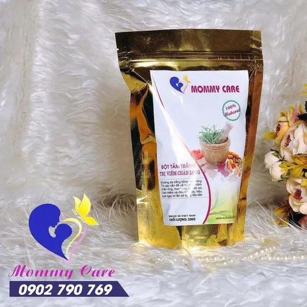 Bột tắm trắng trị viêm chân lông Mommy Care