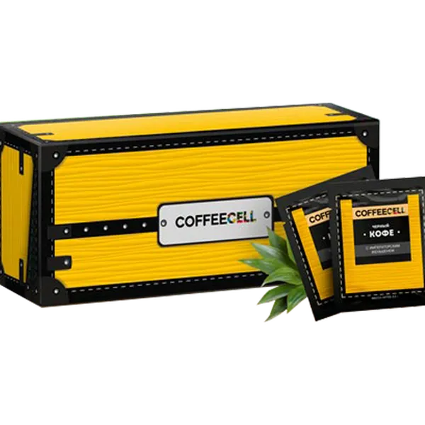 Cà Phê Đen CoffeeCell Bạch Sâm Hữu Cơ 30Góix3,5G Giảm Cân, Ngủ Ngon