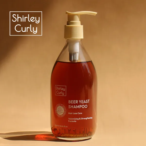 Dầu Gội Ngăn Rụng Tóc Shirley Curly Hàn Quốc 300ml Beer Yeast Shampoo