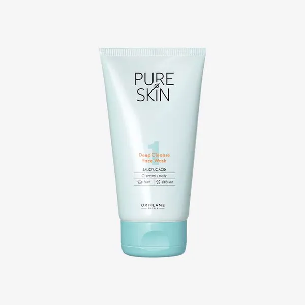 Gel rửa mặt Oriflame 41671 giảm bóng dầu Pure Skin từ Thụy Điển