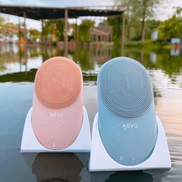 Máy Rửa Mặt AEVO Massage, Nhiệt, Rung Làm Sạch Sâu, Nâng Cơ, Dưỡng Da Hiệu Quả Clean And Fresh Plus