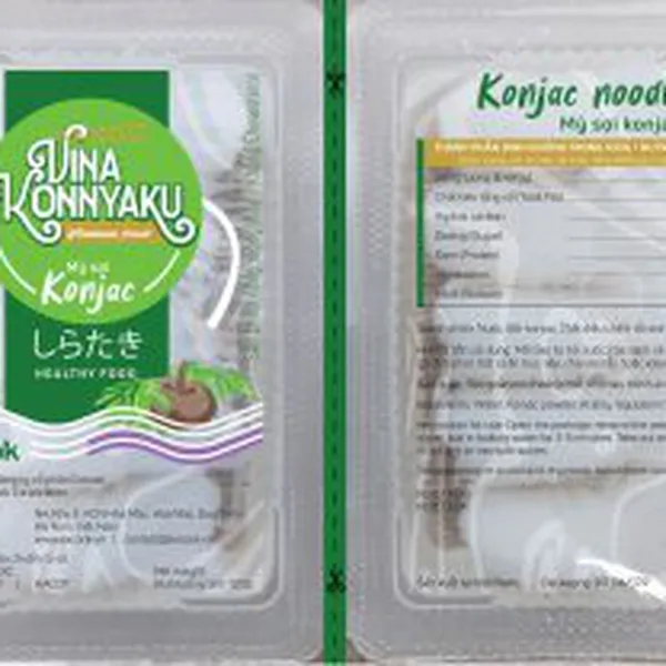 Mì Nưa Konjac Excook Giảm Cân Keto, Low Carb Cho Người Tiểu Đường 120g hộp đôi 10 cuộn
