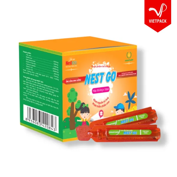 Ống Uống Dinh Dưỡng Nest Go Yến Sào Cho Trẻ Em 30 ốngx10ml