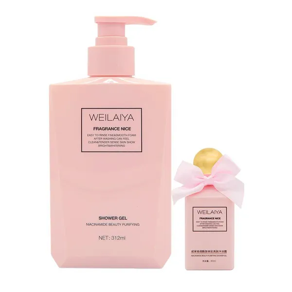 Sữa tắm trắng da hương nước hoa Weilaiya Fragrance Nice Shower Gel 312ml (kèm lọ mini 60ml)