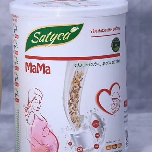 Sữa yến mạch dinh dưỡng Satyca Mama 500g cho phụ nữ chuẩn bị mang thai, đang mang thai và cho con bú