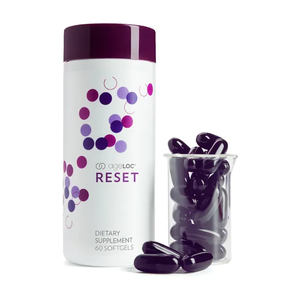 Thực Phẩm Bảo Vệ Sức Khỏe Chống Lão Hóa, Tăng Cường Sức Khỏe Ageloc Reset Nuskin Mỹ 60 Viên
