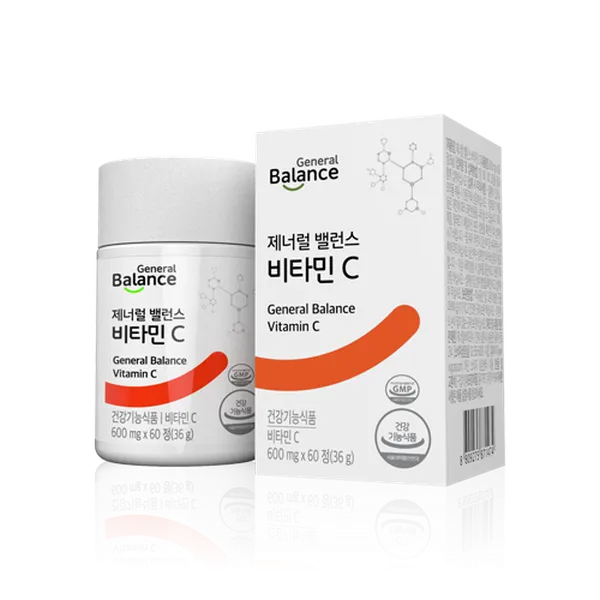 Thực Phẩm Bảo Vệ Sức Khỏe General Balance Vitamin C, Tăng Đề Kháng Gcoop Hàn Quốc 60 Viên