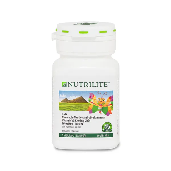 Vitamin & Khoáng Chất tổng hợp thiết yếu cho trẻ em Nutrilite 104272
