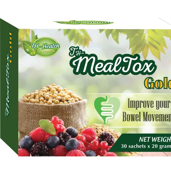 Thực Phẩm Giảm Cân, Bổ Sung Chất Xơ, Hỗ Trợ Tiêu Hóa TH Mealtox Gold Malaysia 30góix20g