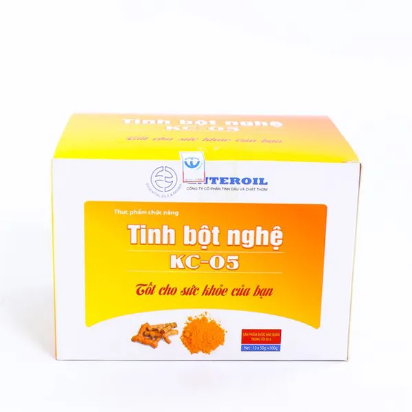 Tinh bột nghệ tách tinh dầu của Viện Khoa Học Công Nghệ Việt Nam