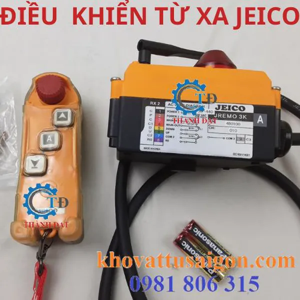 Điều khiển từ xa cầu trục JEICO Hàn Quốc