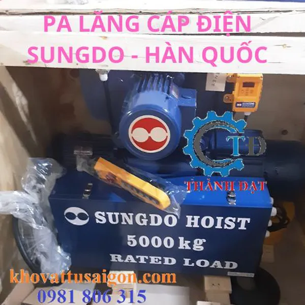 Pa lăng cầu trục Sungdo giá tốt nhất