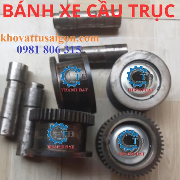 Bánh xe dầm biên cầu trục 5 tấn