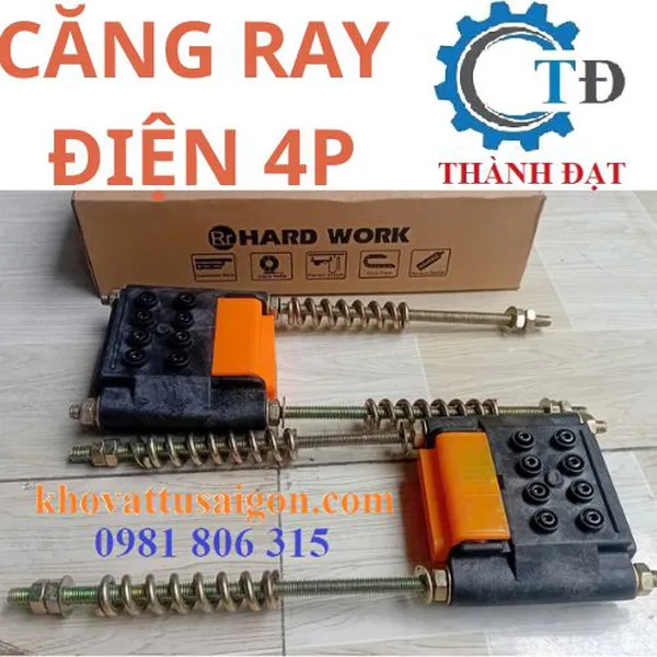 Căng ray điện an toàn cầu trục 4P