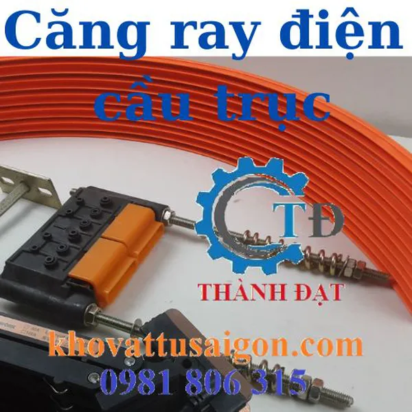Căng ray dẫn điện cầu trục