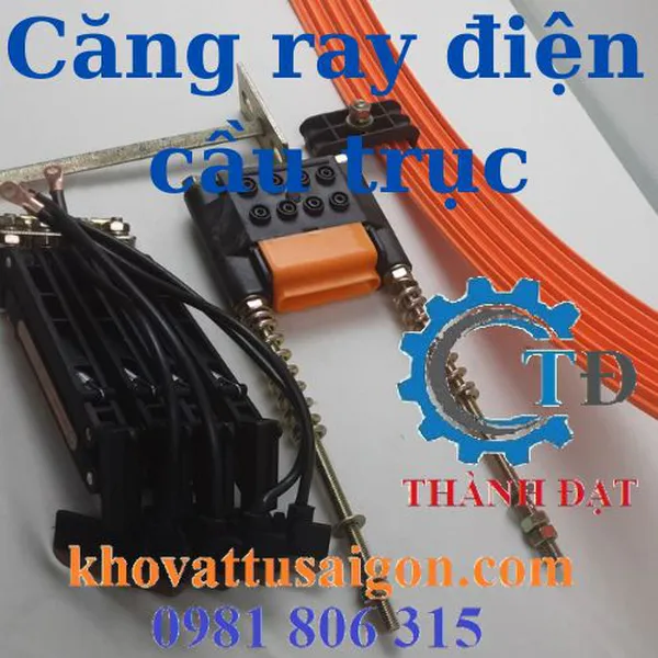 Căng ray dẫn điện cầu trục