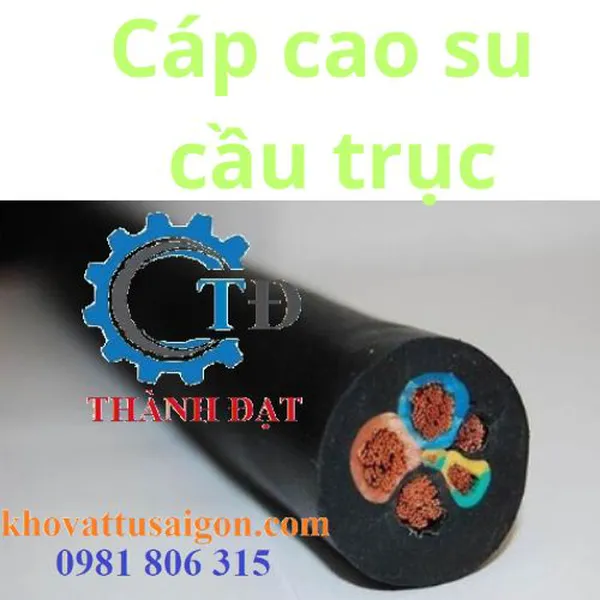 Cáp cao su cầu trục