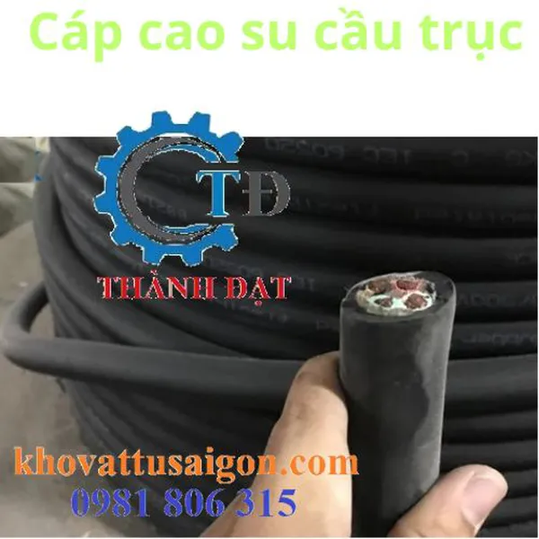 Cáp cao su cầu trục