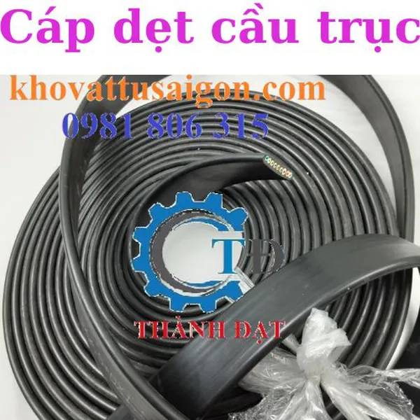 Cáp dẹt cầu trục