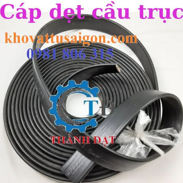 Cáp dẹt cầu trục