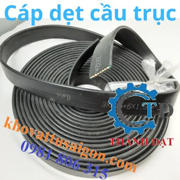 Cáp dẹp cầu trục 3Cx6 + 6Cx1.5