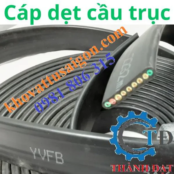 Cáp dẹp cầu trục 3Cx6 + 6Cx1.5