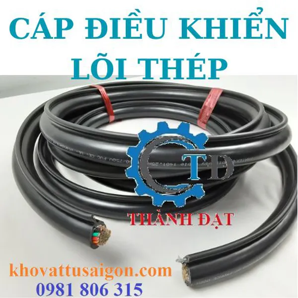 Cáp điều khiển lõi thép cho cầu trục