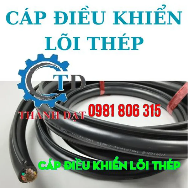 Cáp điều khiển lõi thép cho cầu trục