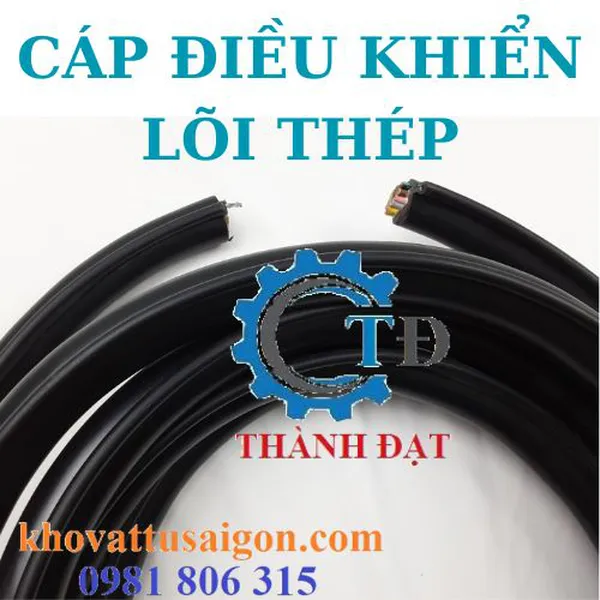 Cáp điều khiển lõi thép cho cầu trục