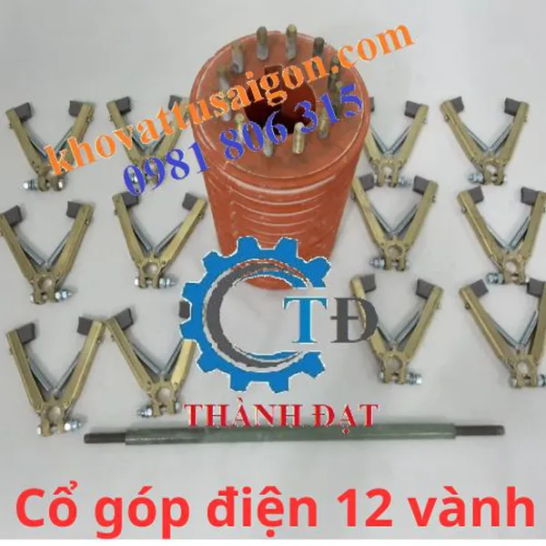 Cổ góp điện 12 vành đồng