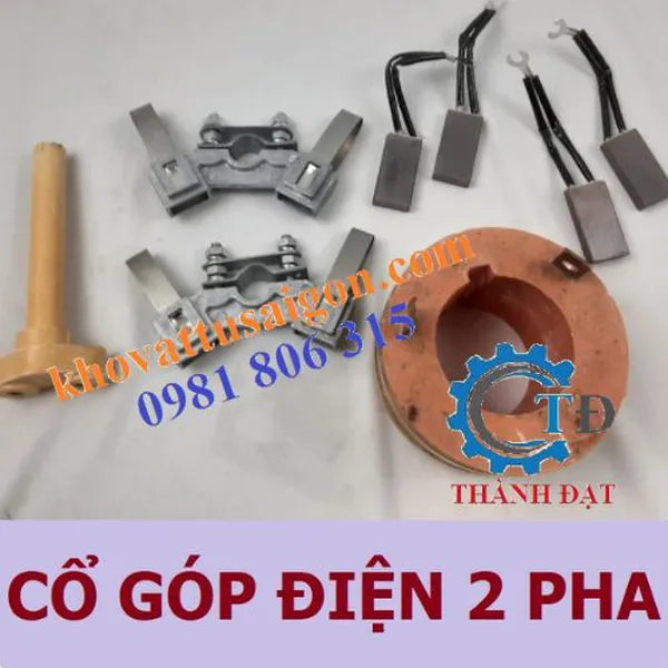 Cổ góp điện 2 pha