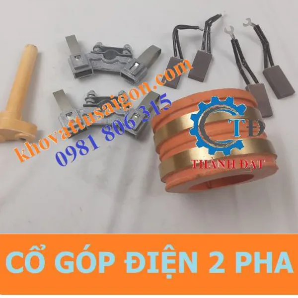 Cổ góp điện 2 pha