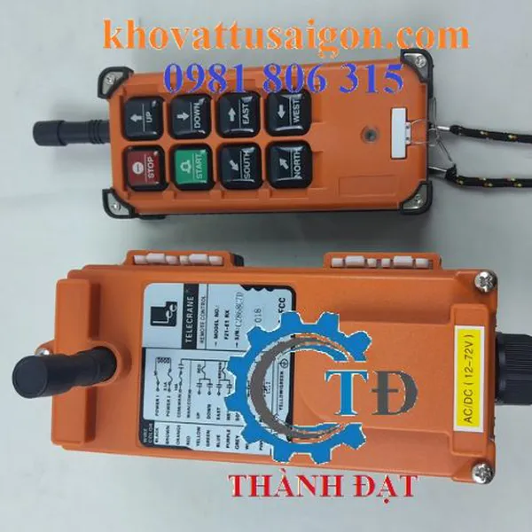 Đều khiển từ xa 8 nút F21 Telecrane