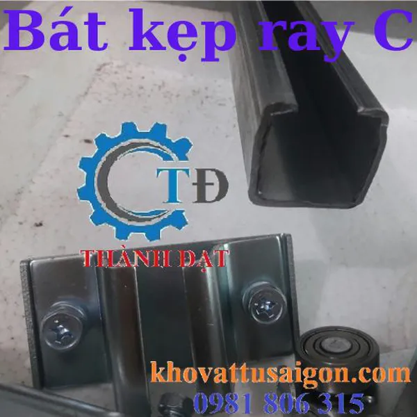 Bát kẹp ray C cầu trục