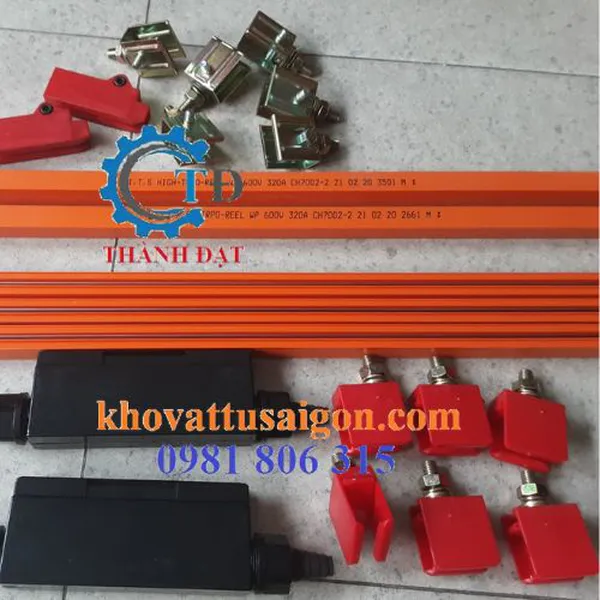 Kẹp treo ray điện an toàn 1P 320A