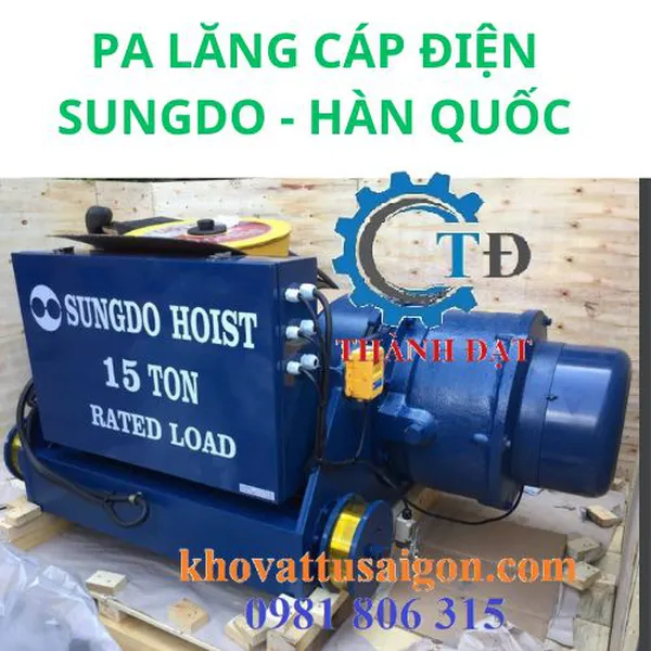 Pa lăng cầu trục Sungdo giá tốt nhất