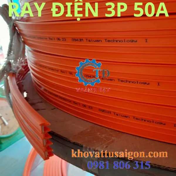 Ray điện cầu trục 3P 50A