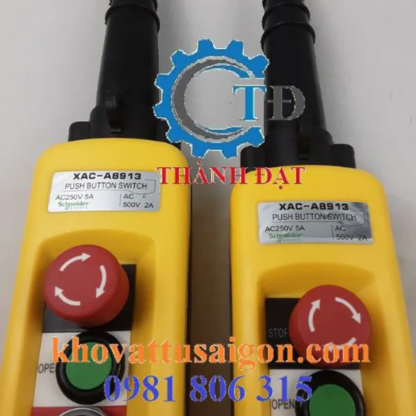 Tay bấm điều khiển palang cầu trục