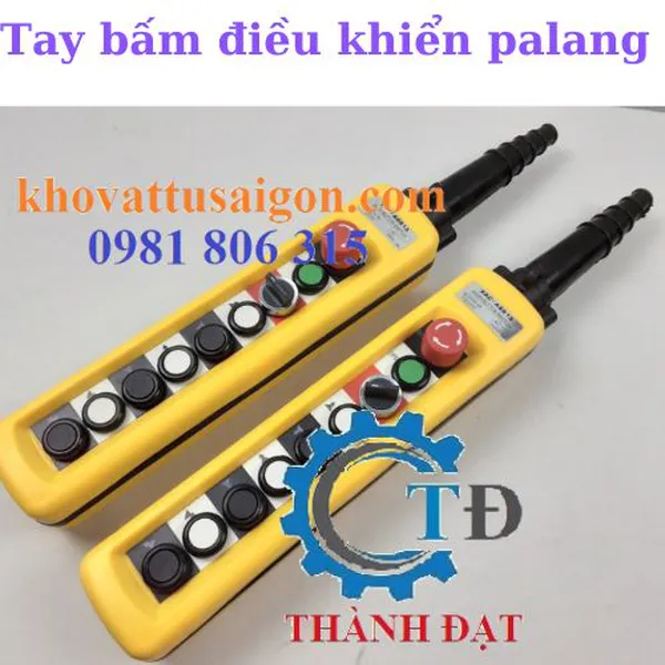 Tay bấm điều khiển palang cầu trục