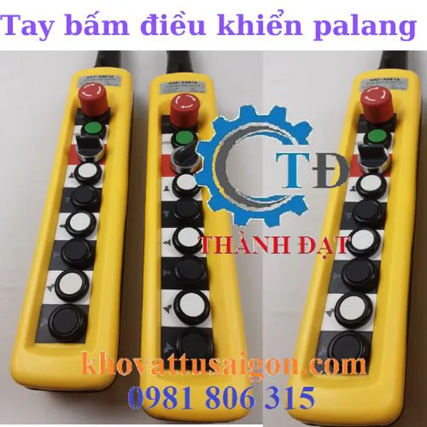 Tay bấm điều khiển palang cầu trục