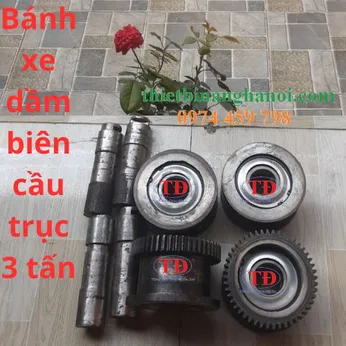 Bánh xe dầm biên cầu trục 3 tấn