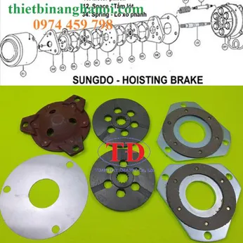 Đĩa thắng palang tời điện Sungdo