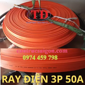 Ray an toàn 3P-50a điện cầu trục