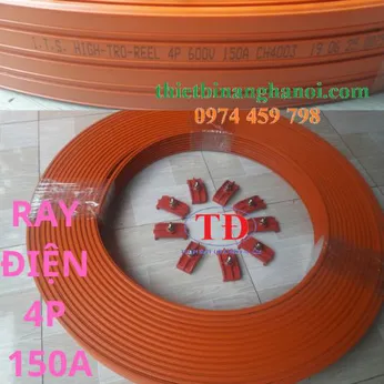 Ray điện an toàn cầu trục 4P 150A